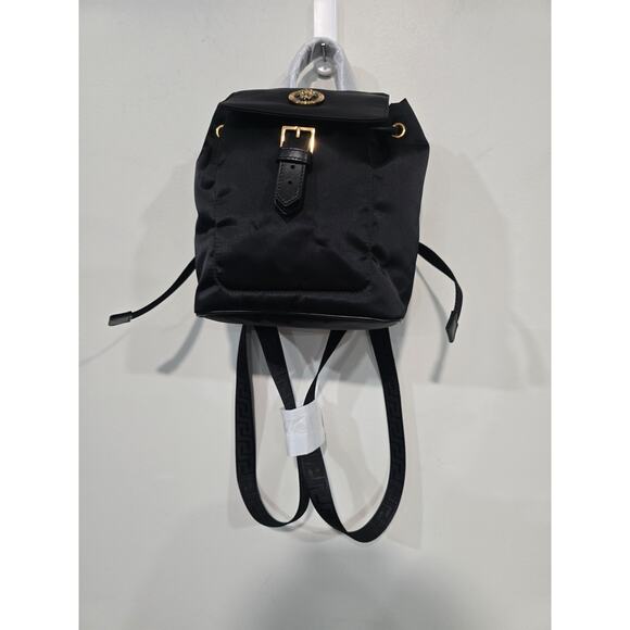 Versace Mini Nylon Medusa Drawstring Backpack Bag - NEW - Picture 2 of 11